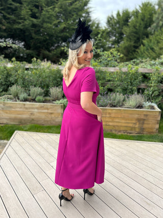 Francesca Dress Plum