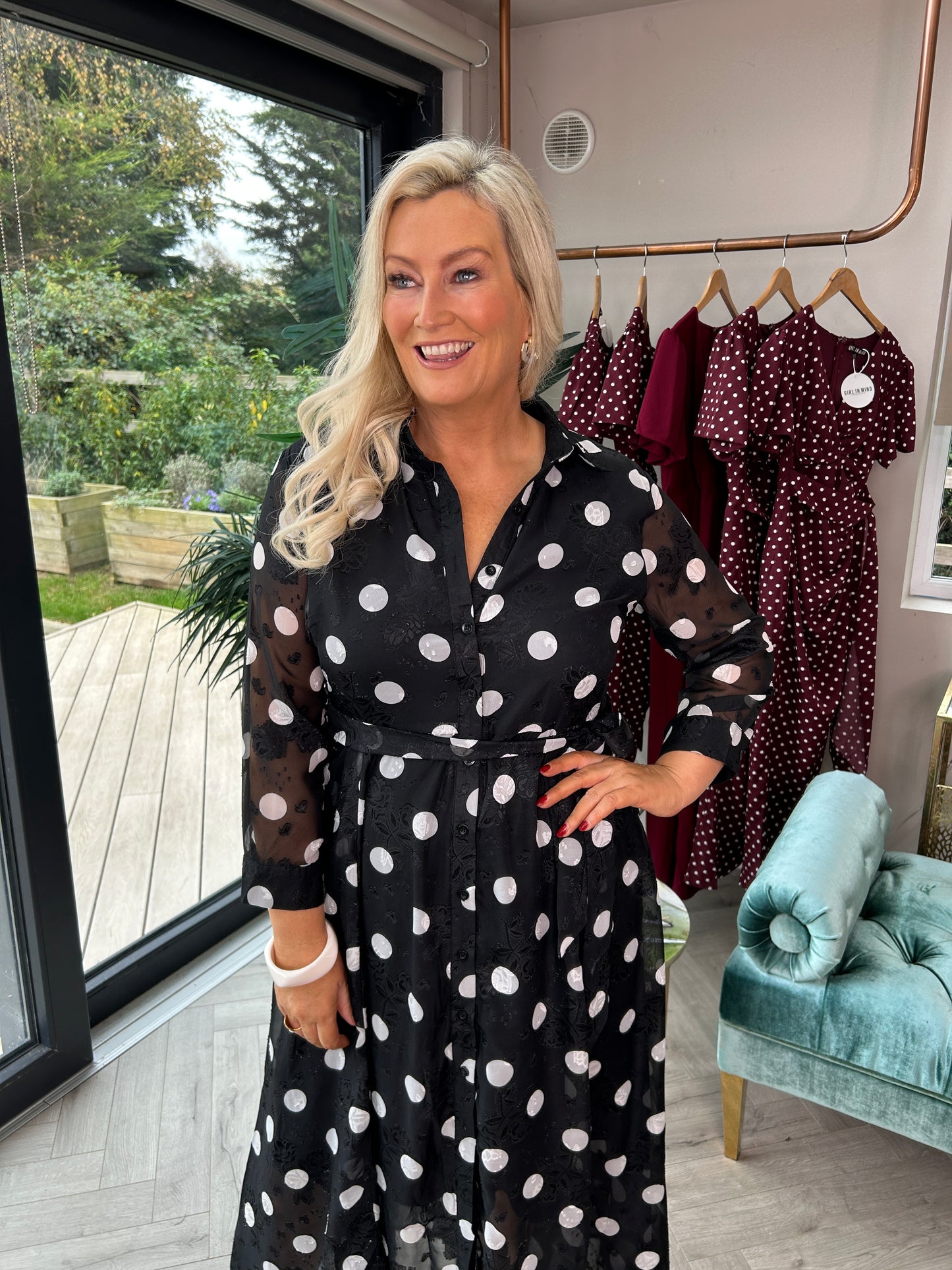 Angela Polka Dot Dress