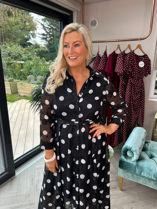 Angela Polka Dot Dress
