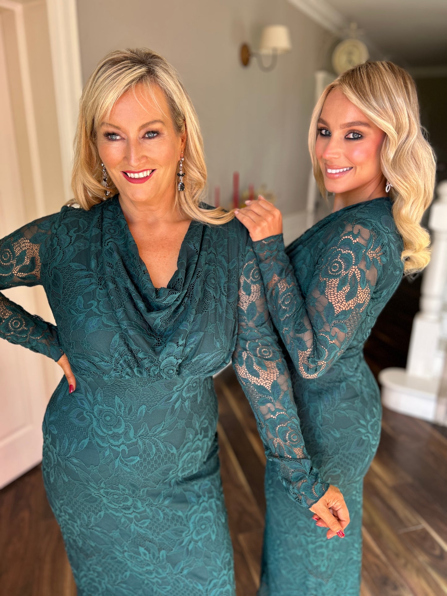 Remington Lace Dress Green