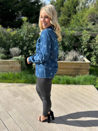 Alexia Denim Star Shirt