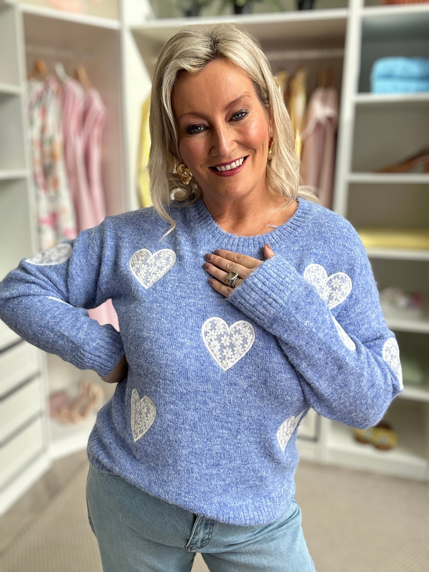 Gra Heart Knit jumper