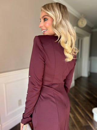 Morrigan Mini Dress Plum