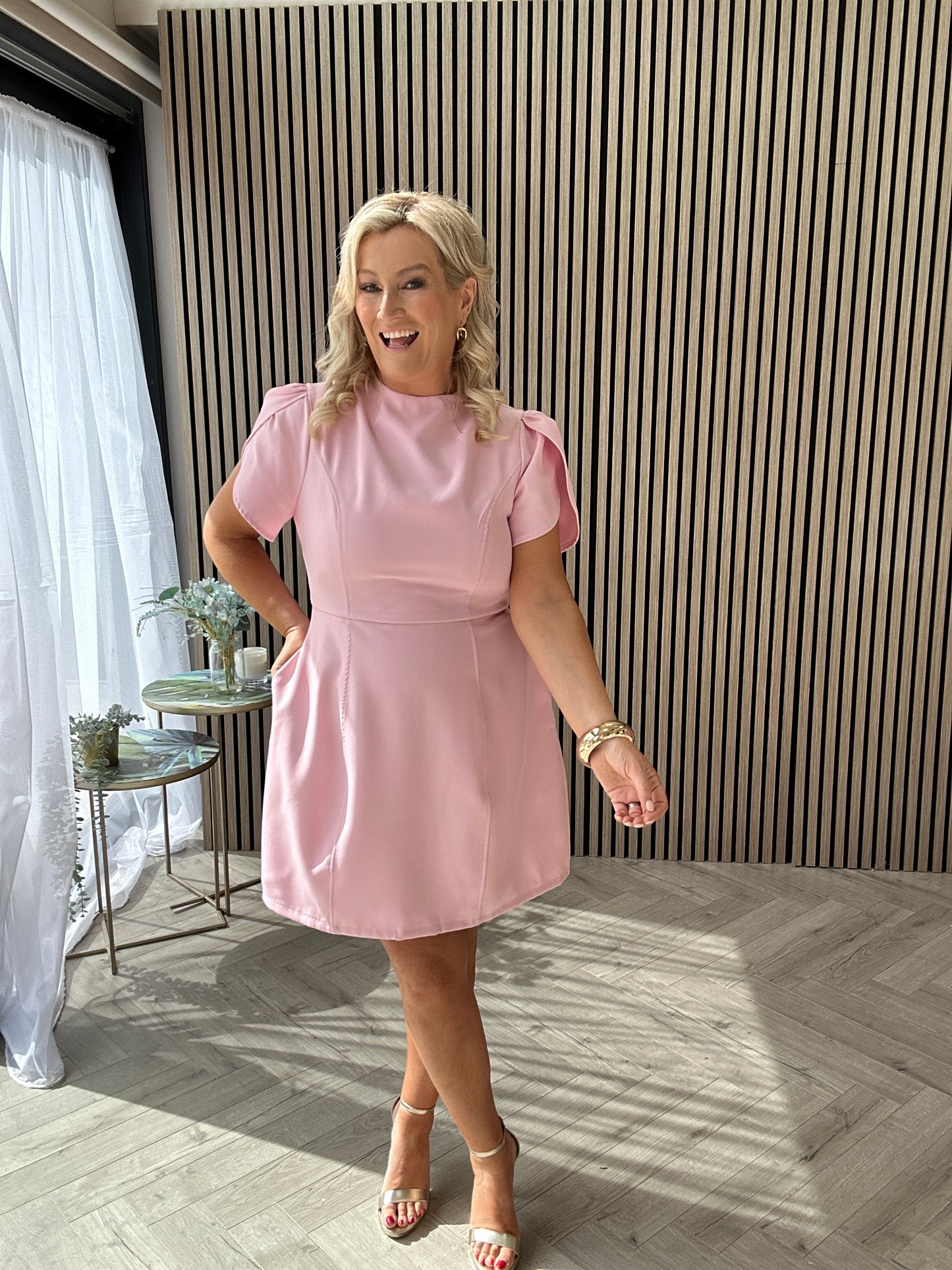 Ami Mini Dress Pink