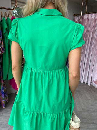 Marsha Shirt Dress Green