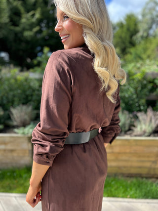 Harper Suede Dress