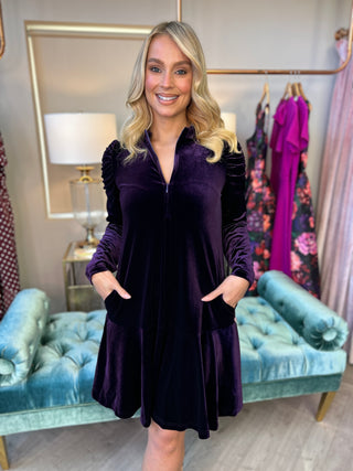 Olympia Dress Purple