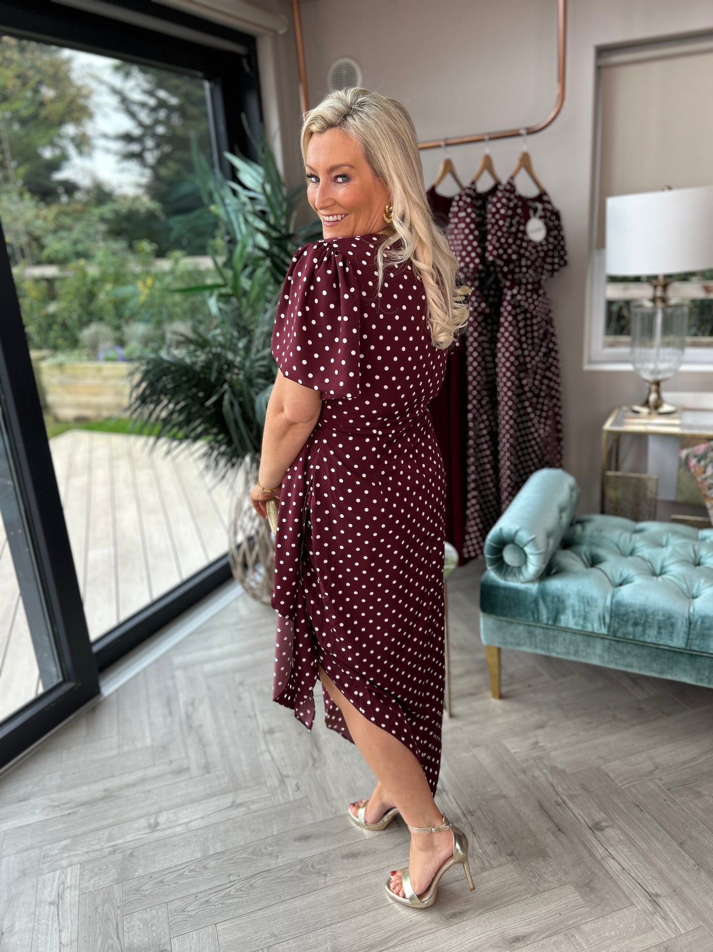 Drew Berry Spot Dress