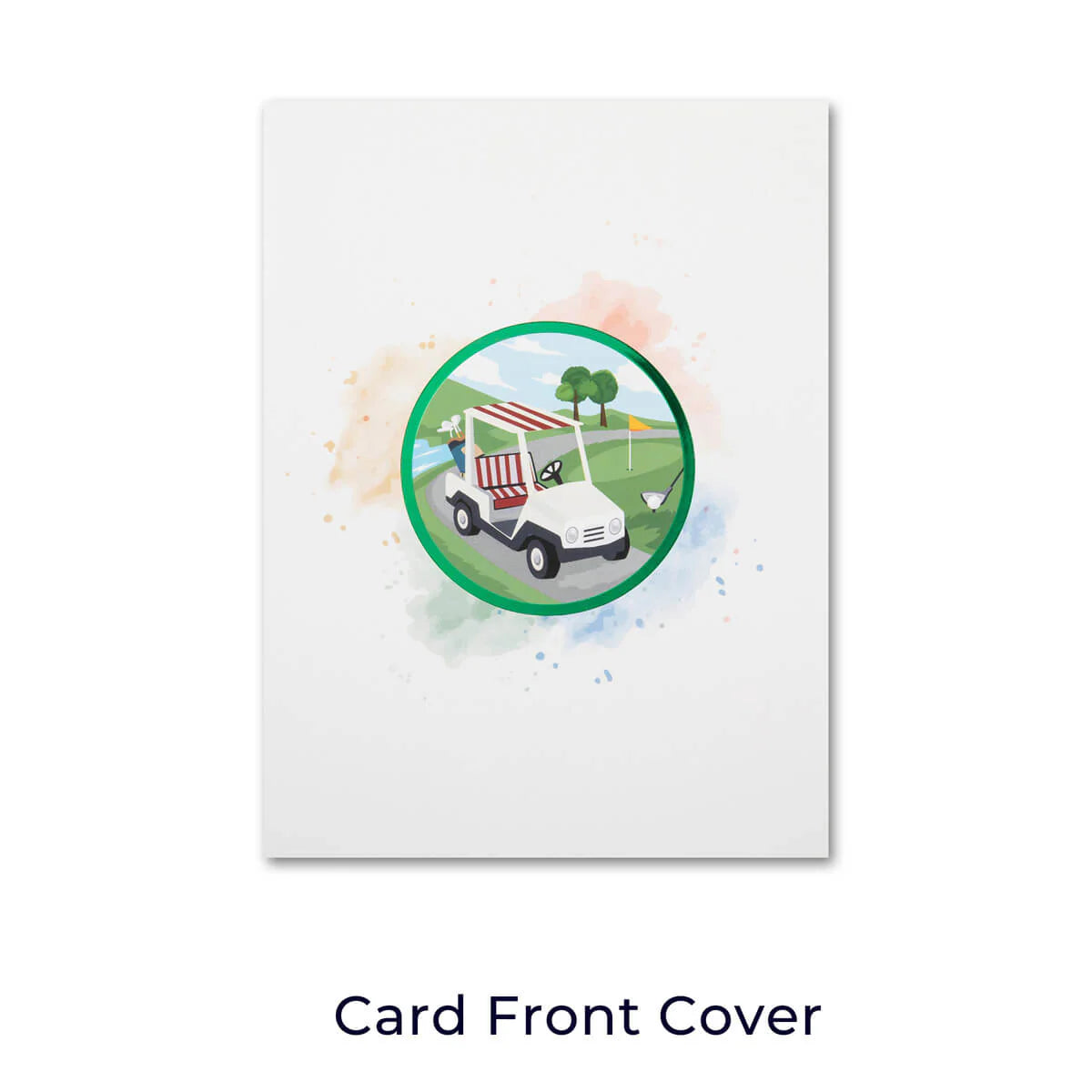 Golfing Pop-up Card