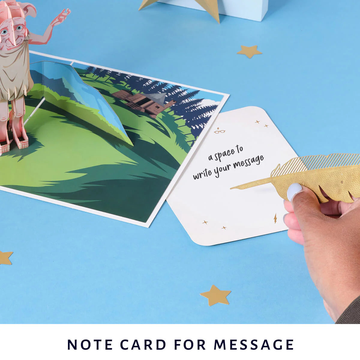Dobby Pop-up Card