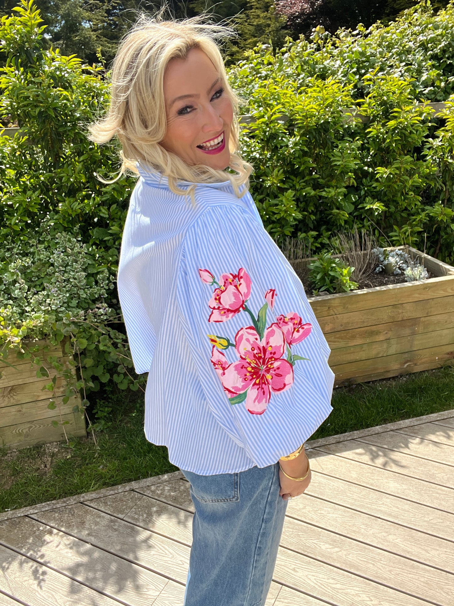 Cara Blouse Blue