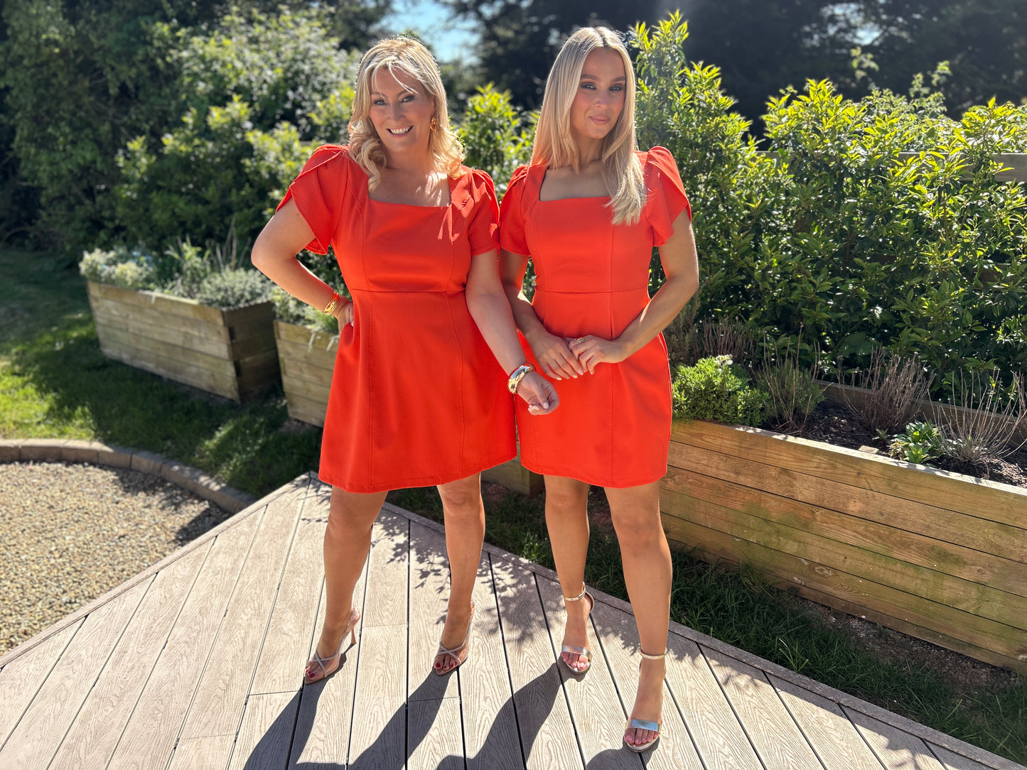 Reeve Mini Dress Orange