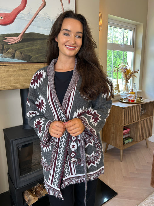 Harley Grey Cardigan