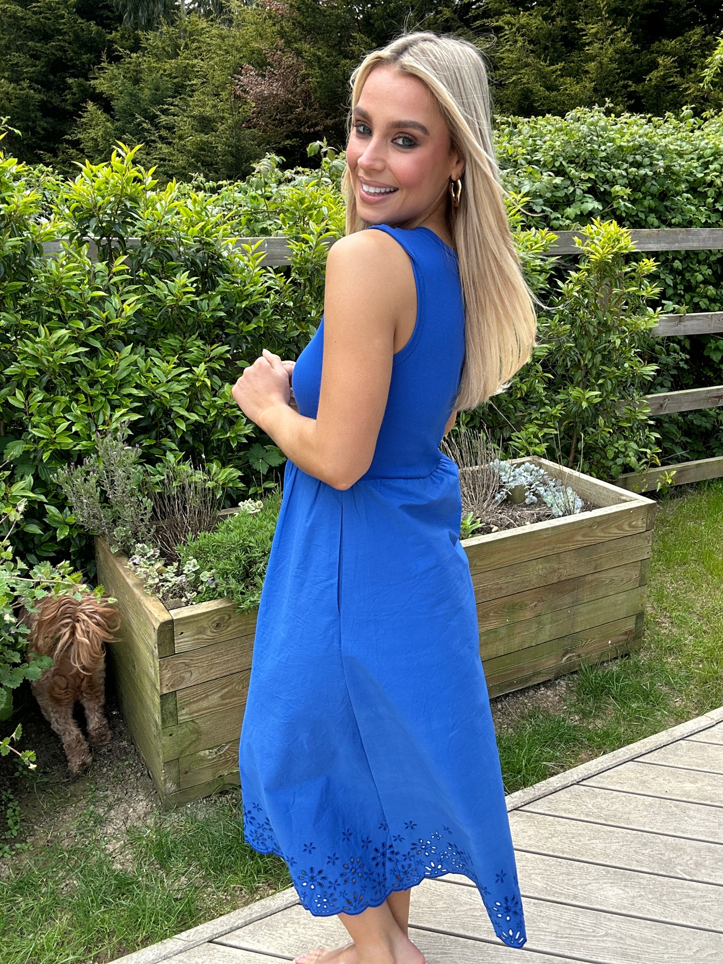 Carmen Dress Cobalt Blue
