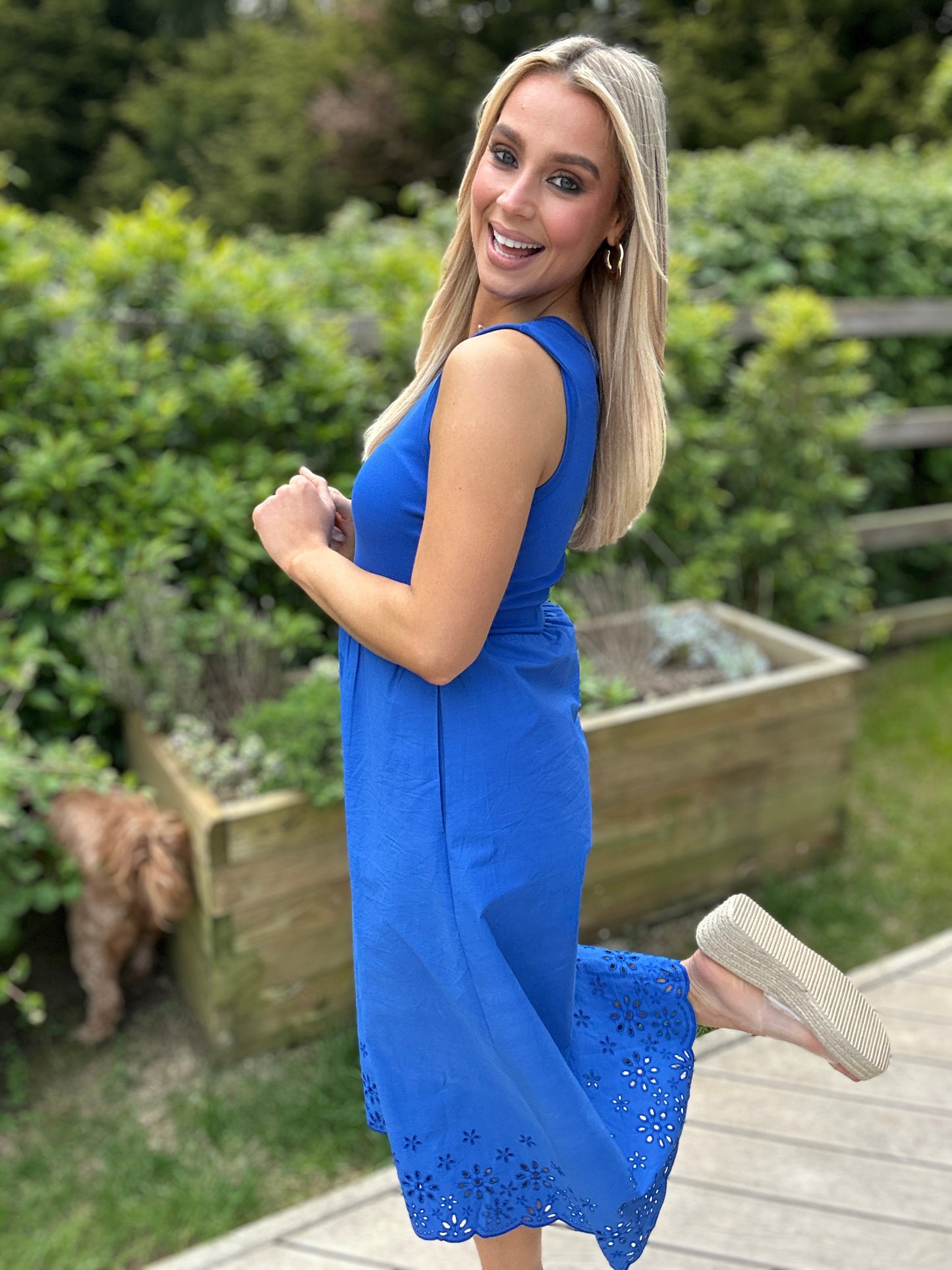 Carmen Dress Cobalt Blue