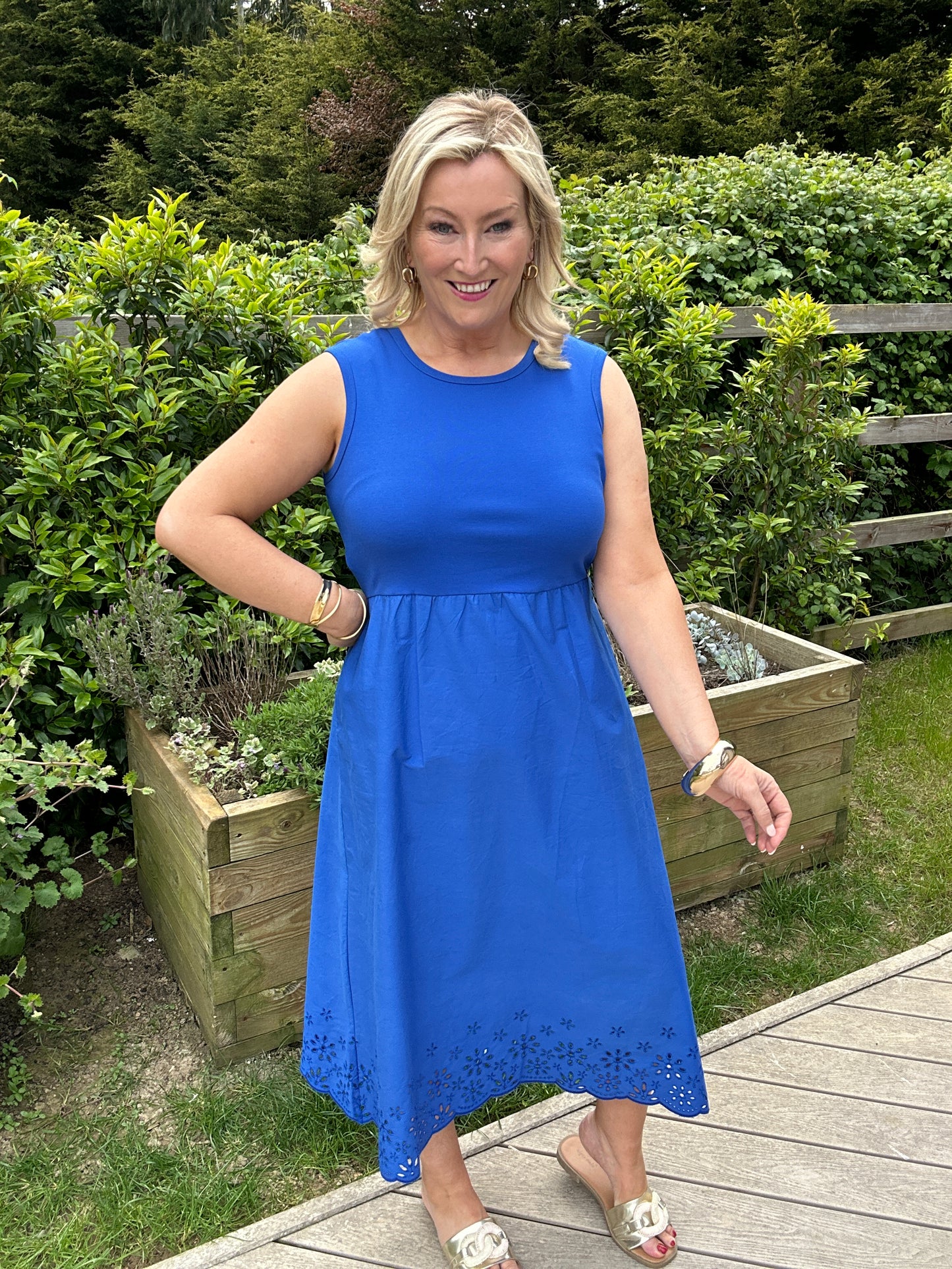 Carmen Dress Cobalt Blue