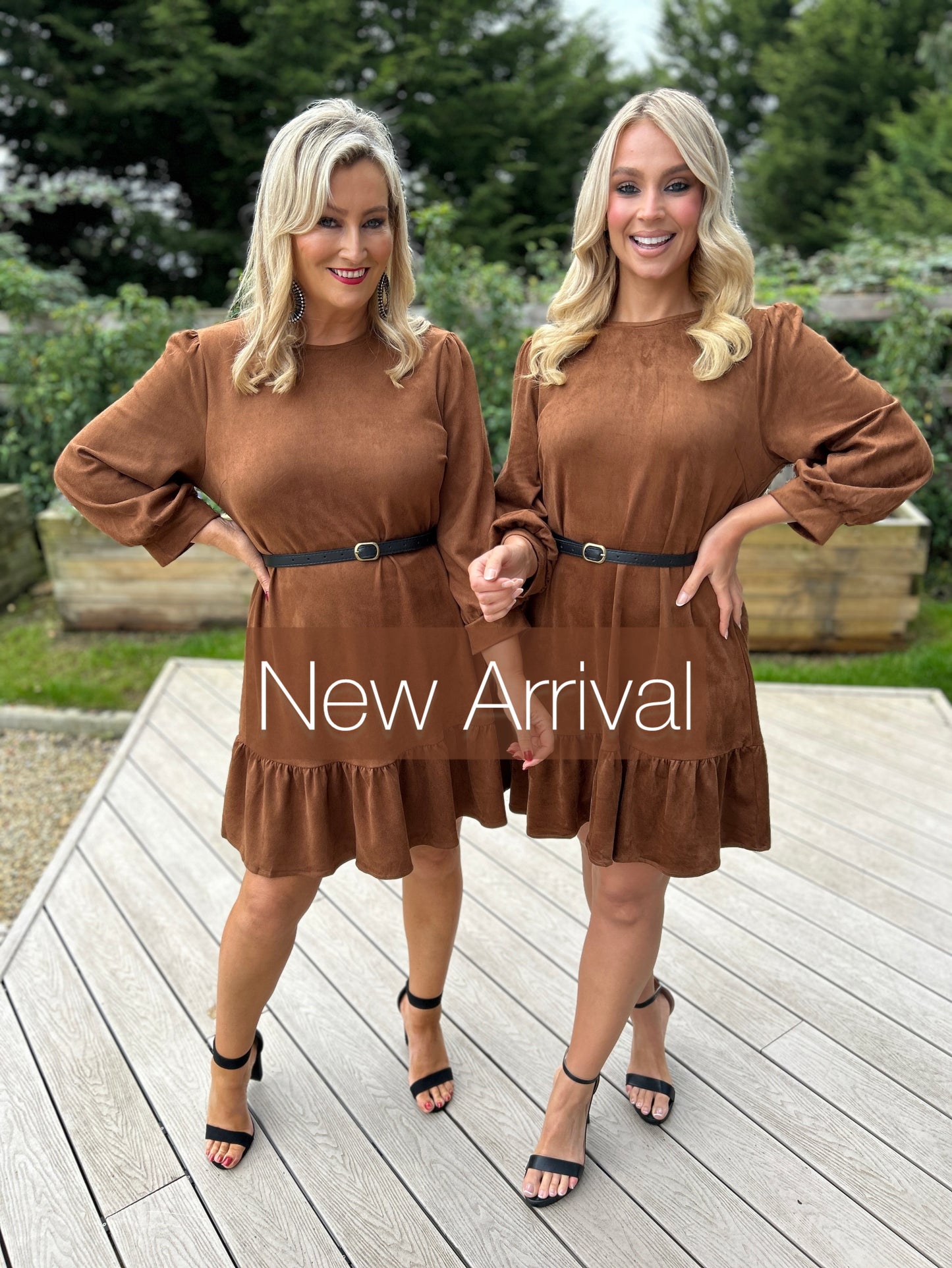 Villie Suede Dress Tan