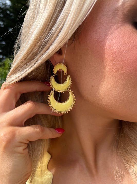 Luna Earring Yellow