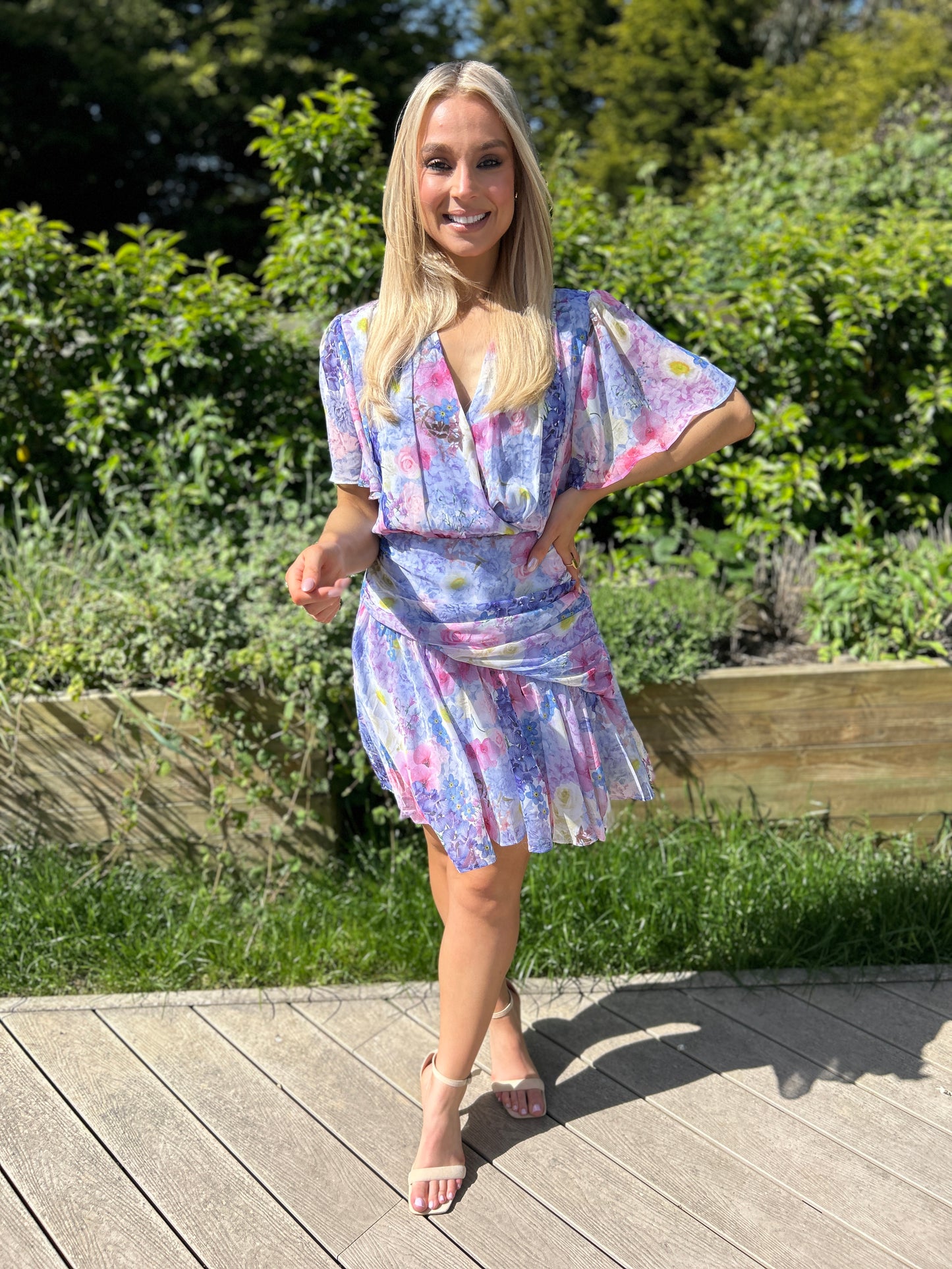 Caris Dress Blue