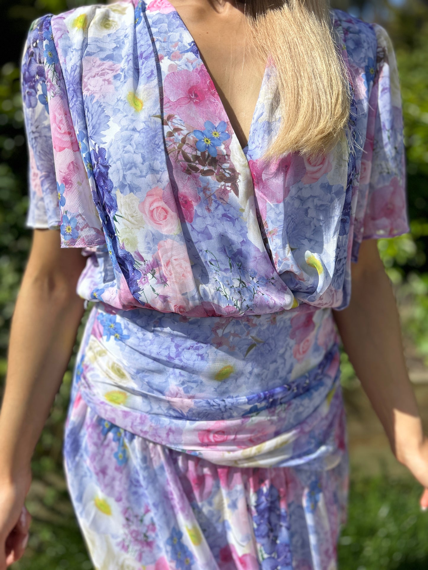 Caris Dress Blue