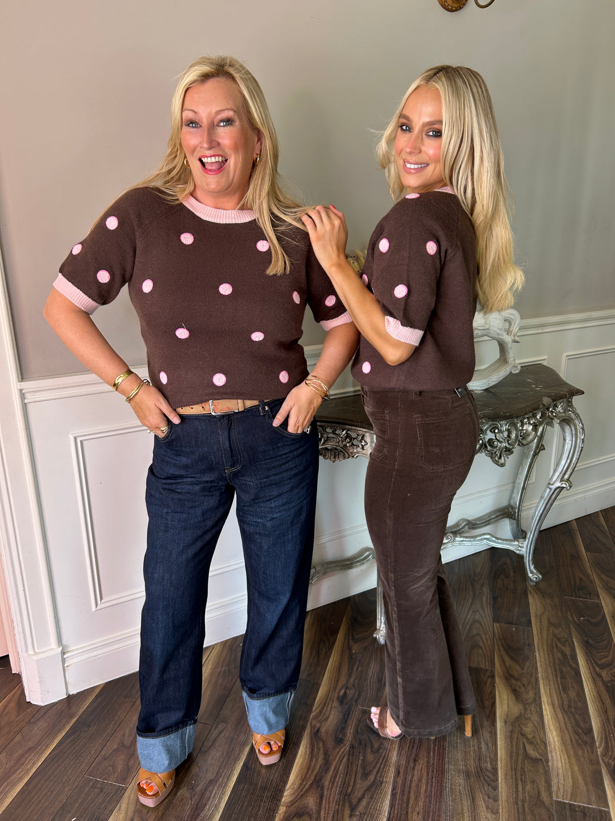 Dott Knit Chocolate