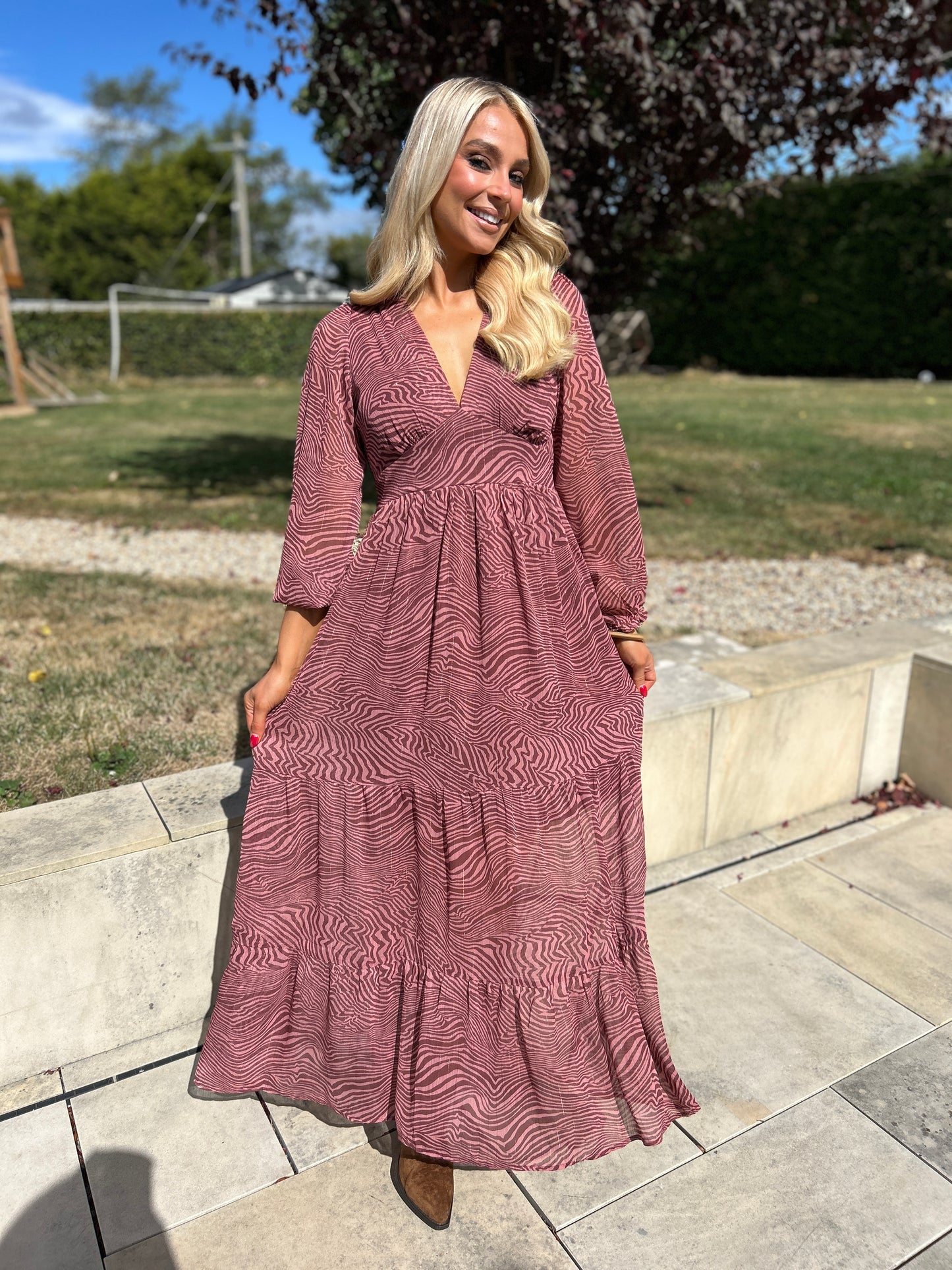Willow Dress Bordeaux