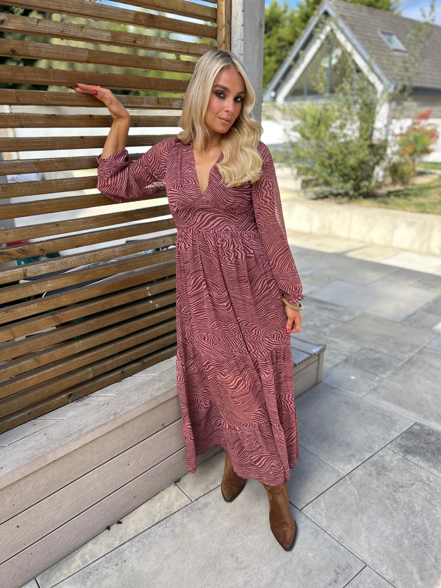 Willow Dress Bordeaux