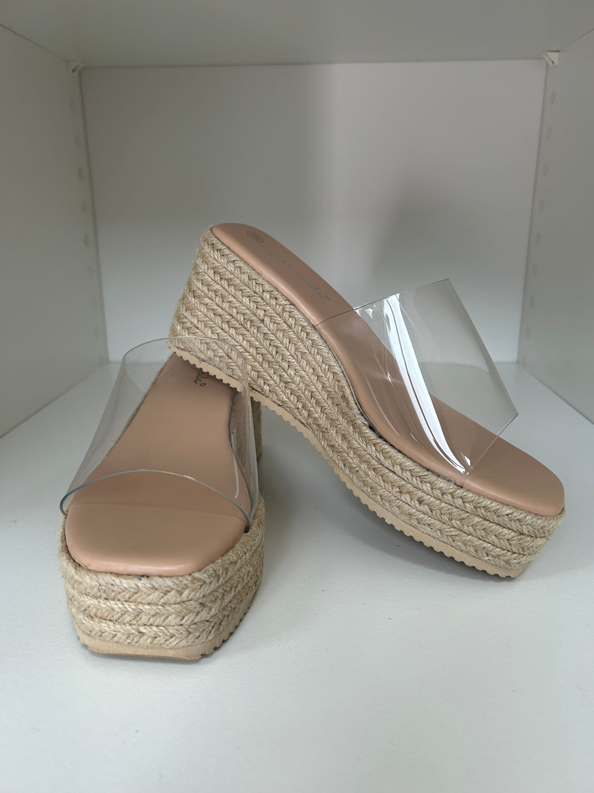 Clear Wedge Mule