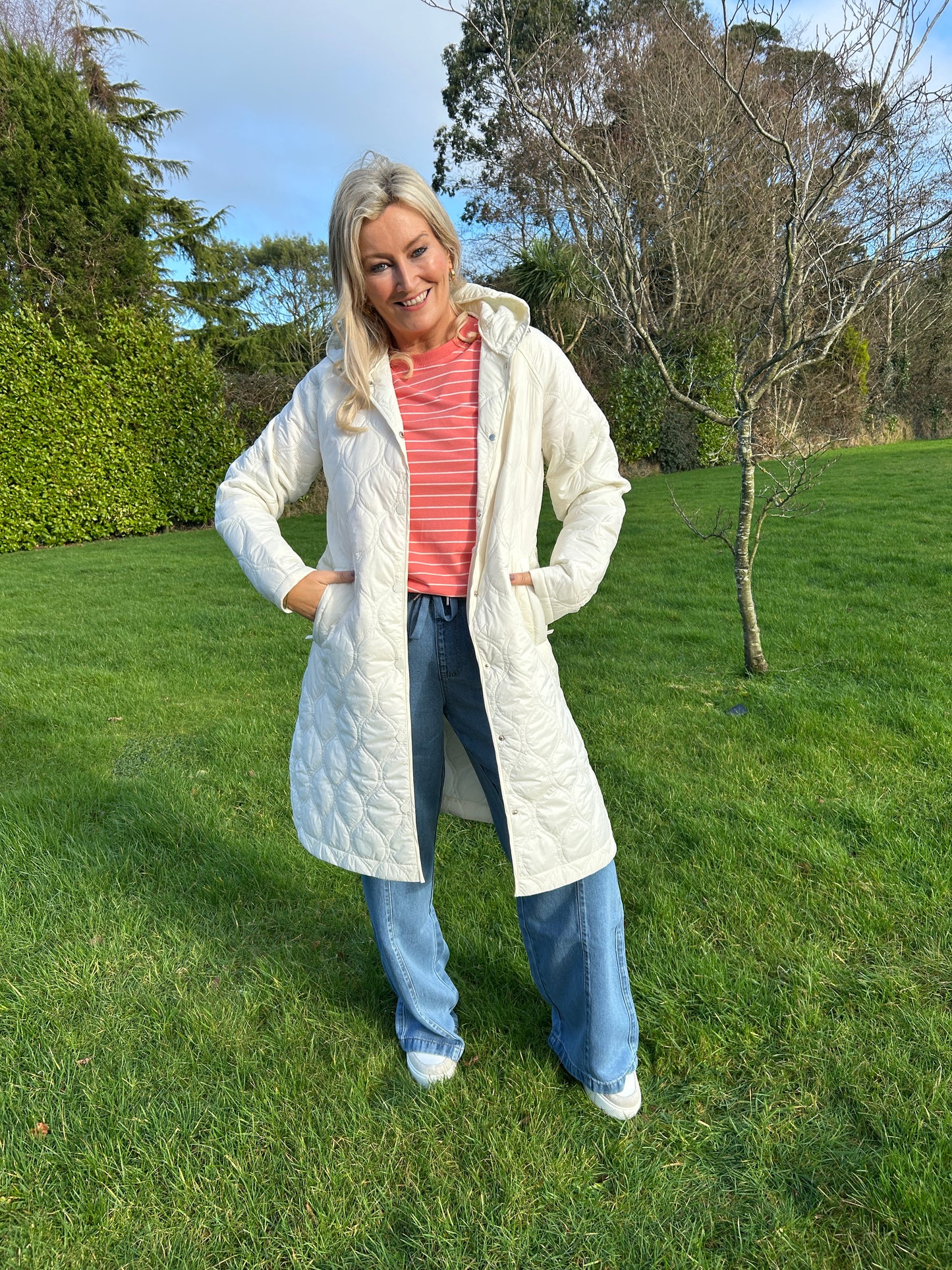 Sabrina Coat Stone
