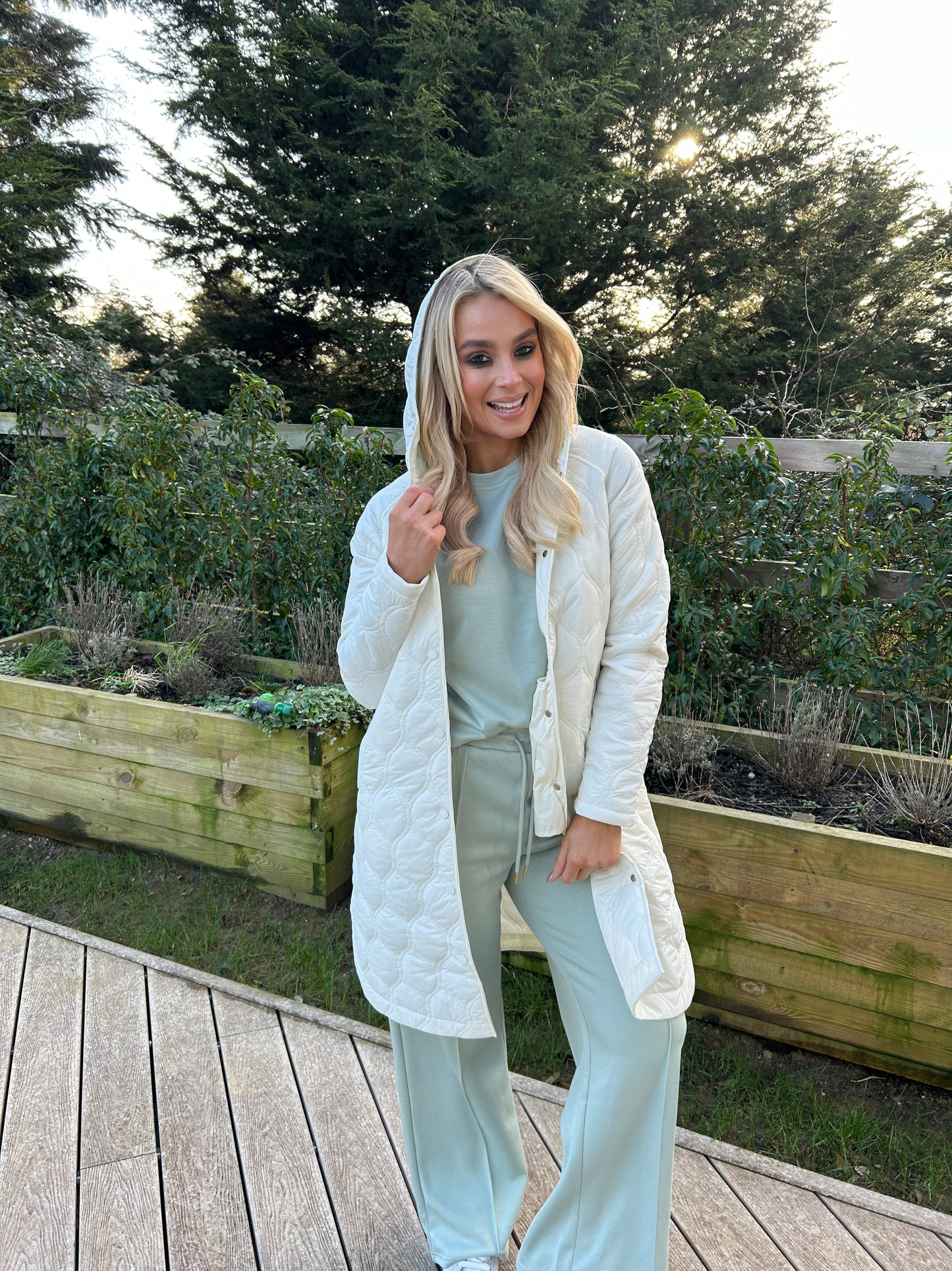 Sabrina Coat Stone