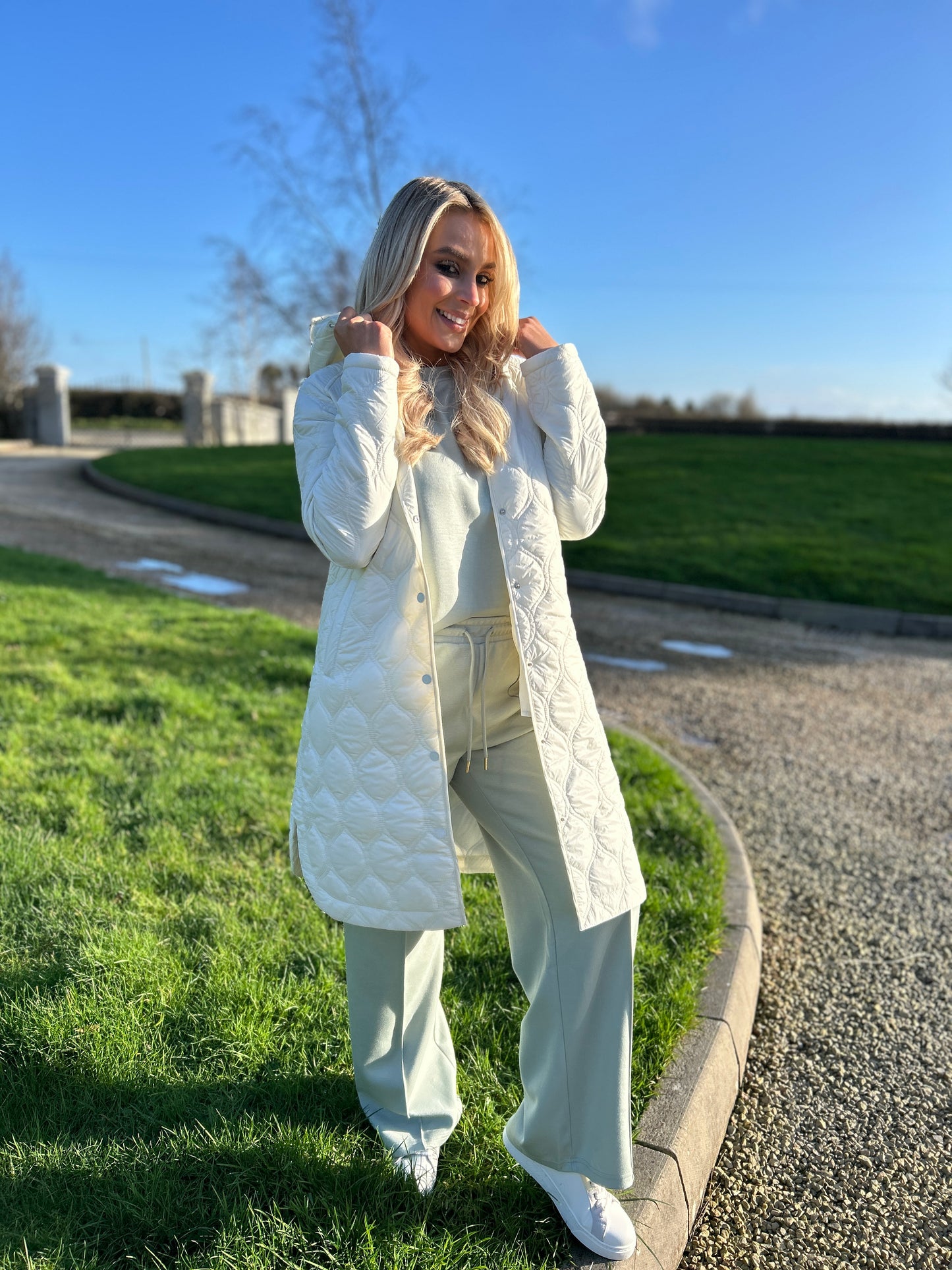 Sabrina Coat Stone