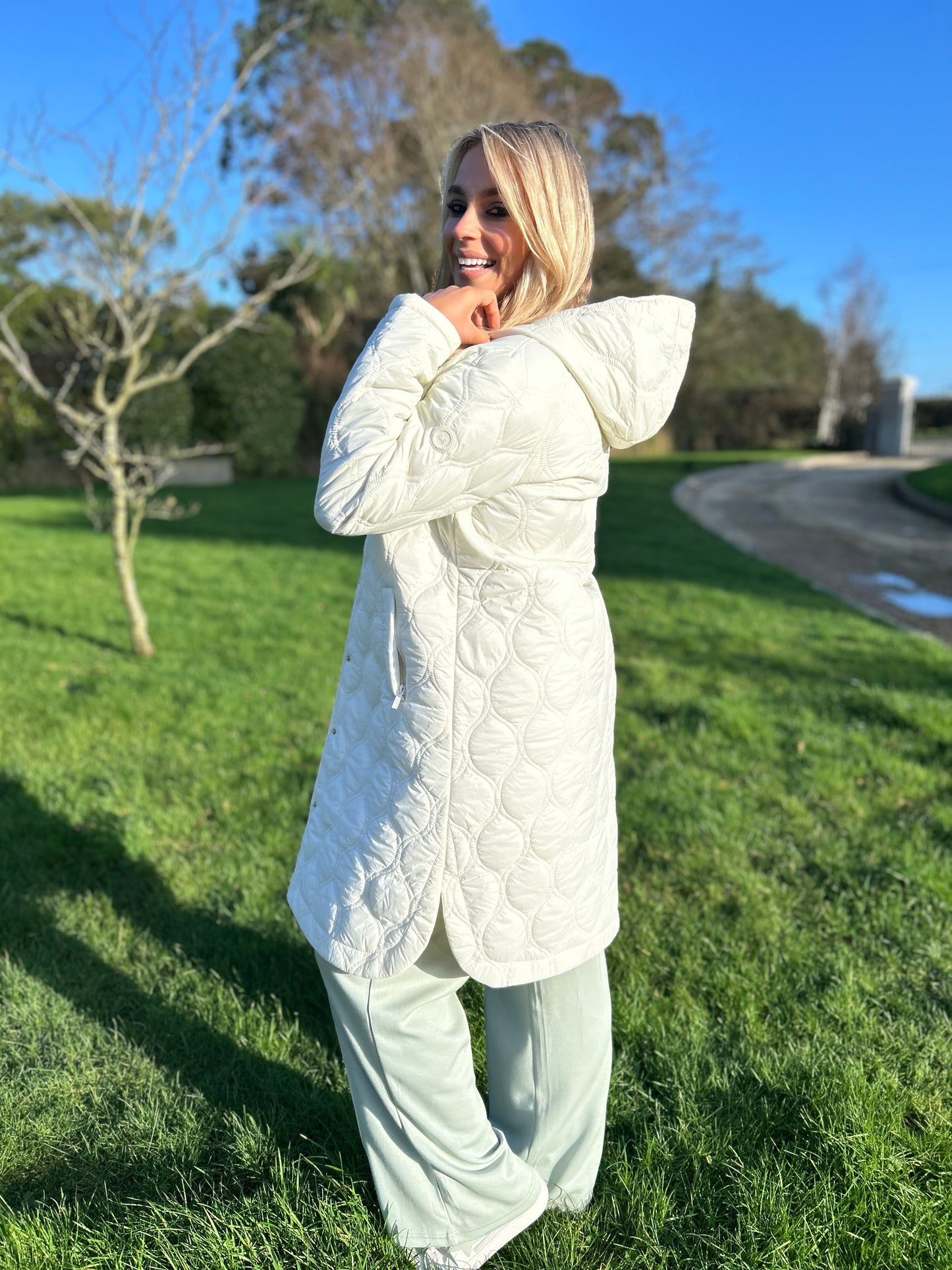 Sabrina Coat Stone