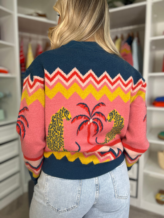 Solana Knitted Bomber