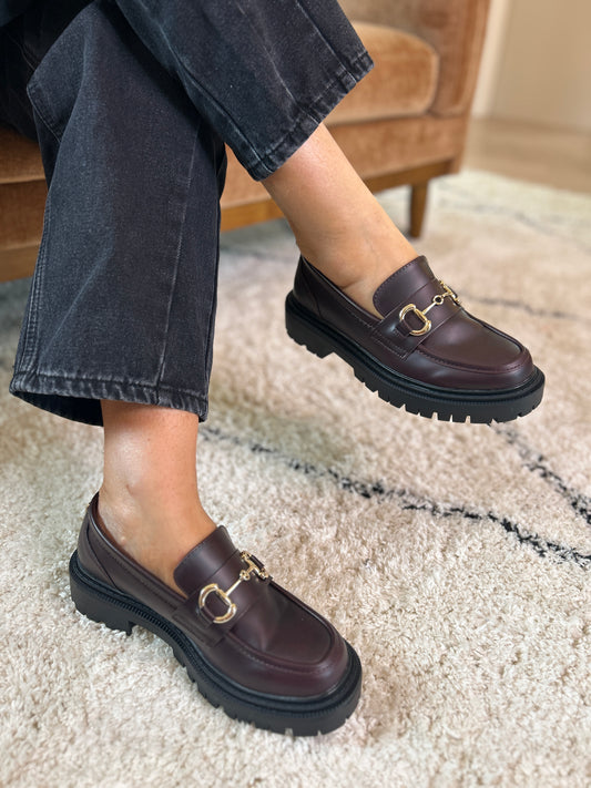 Lucinda Loafer Burgundy
