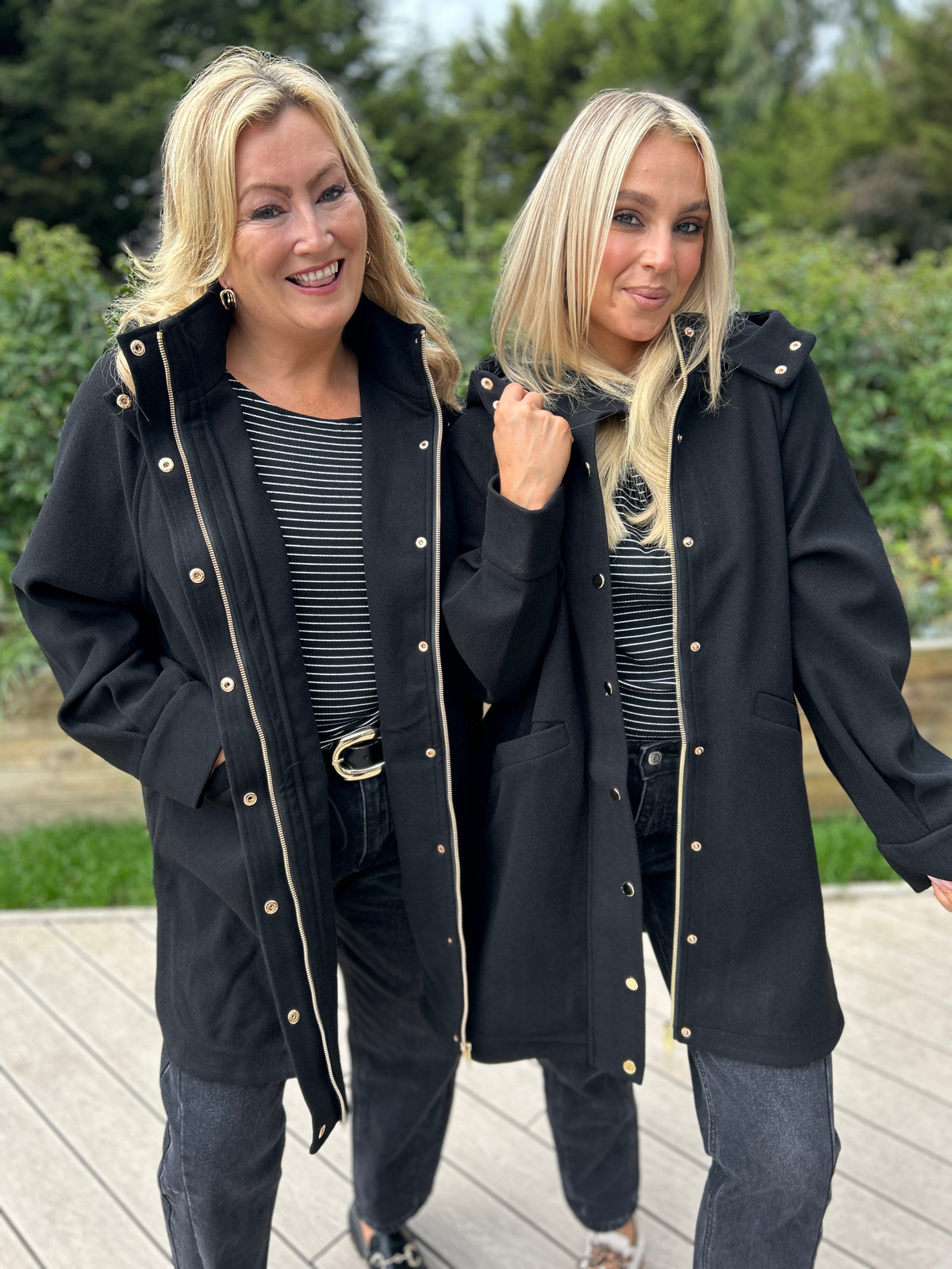 Joanna Coat Black