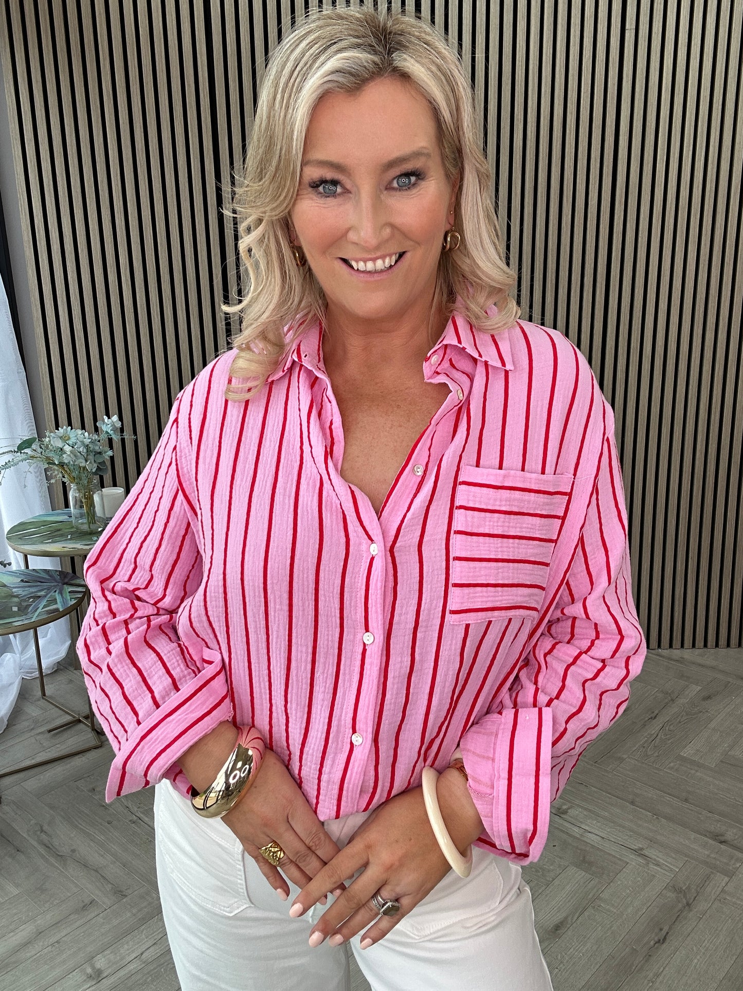 Jessica Stripe Shirt