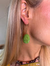 Ola Drop Earring Green