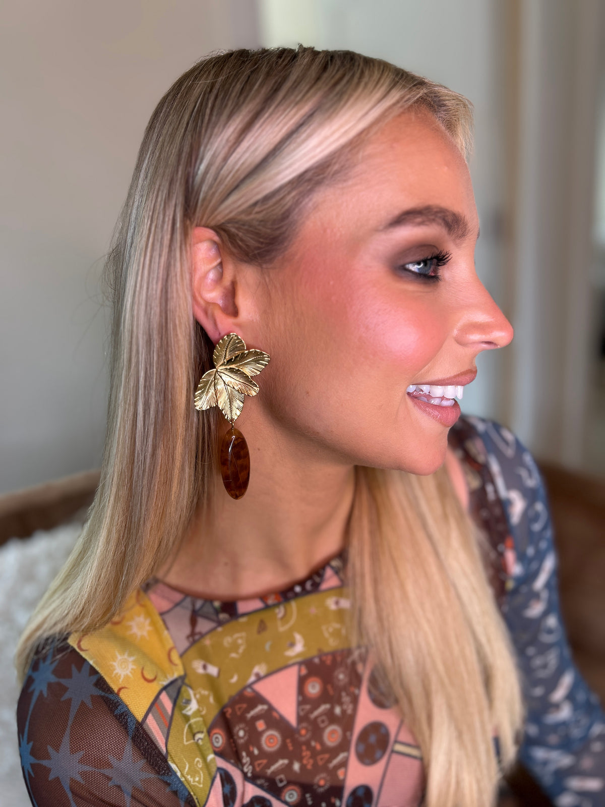 Isa Earring Brown