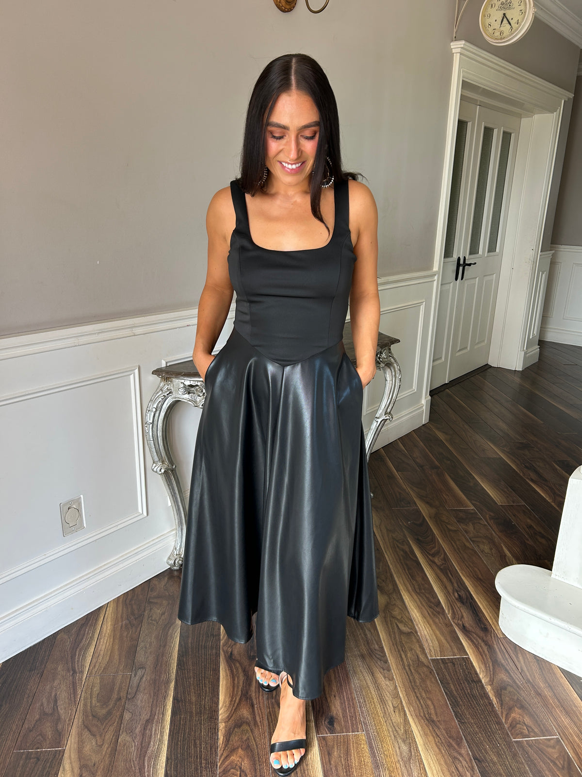 Hazel Black Dress