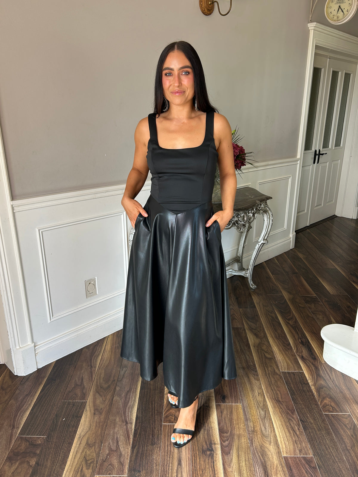 Hazel Black Dress