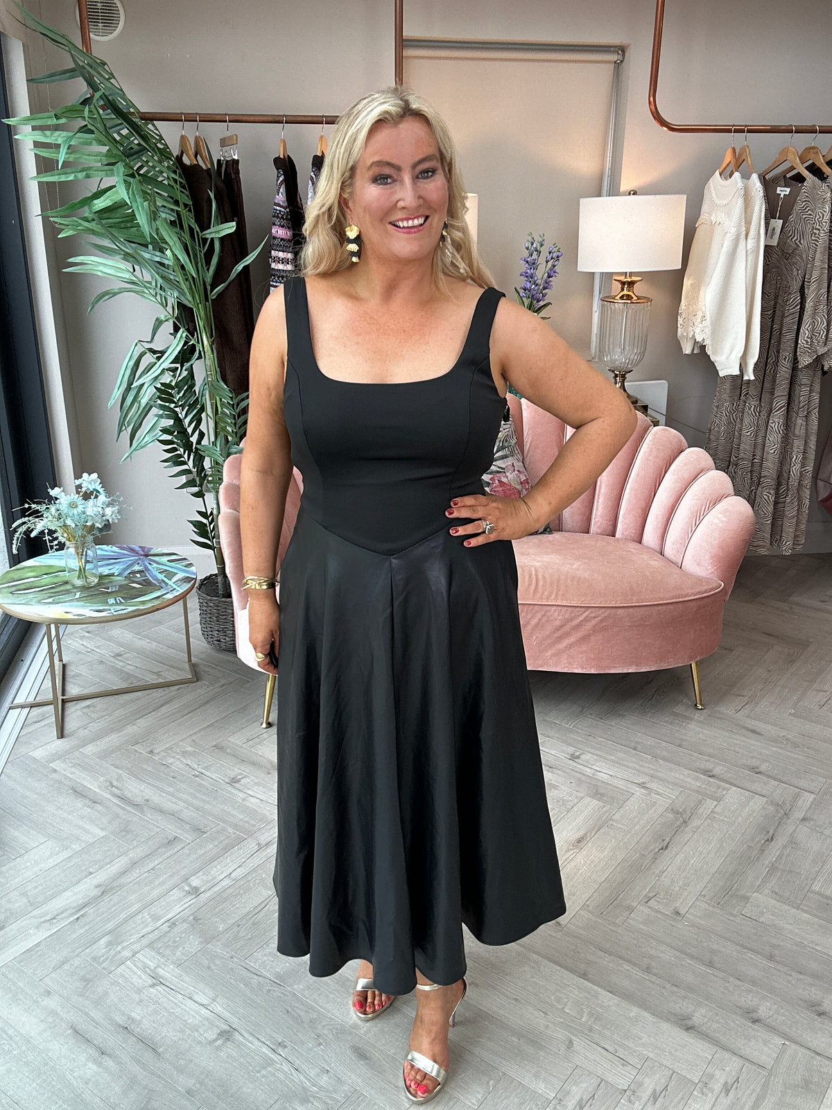 Hazel Black Dress