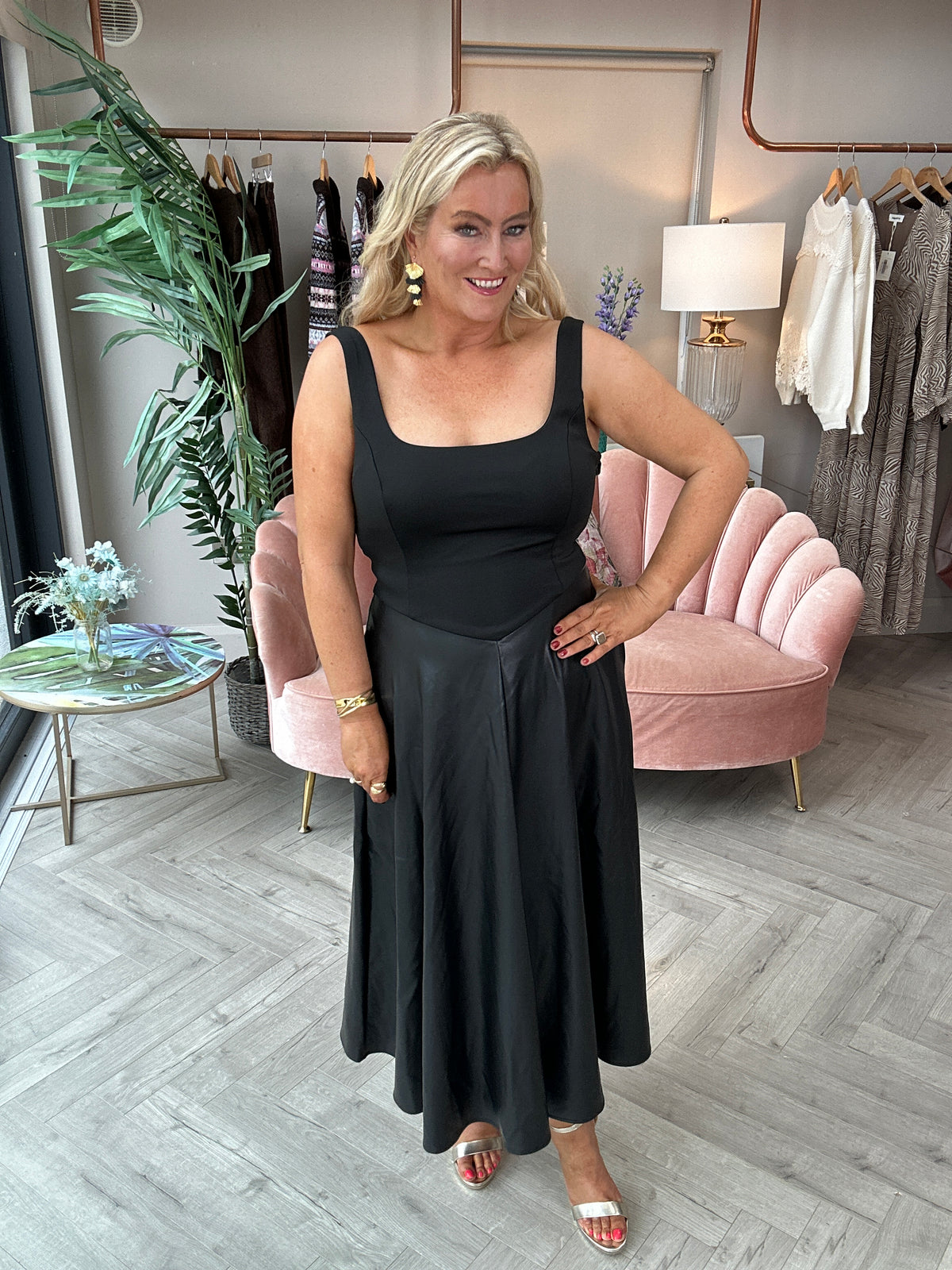 Hazel Black Dress