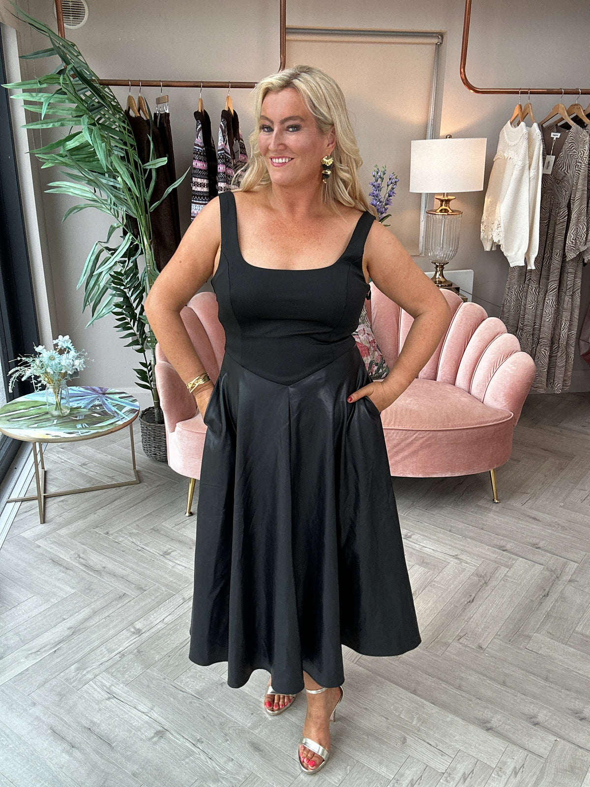 Hazel Black Dress
