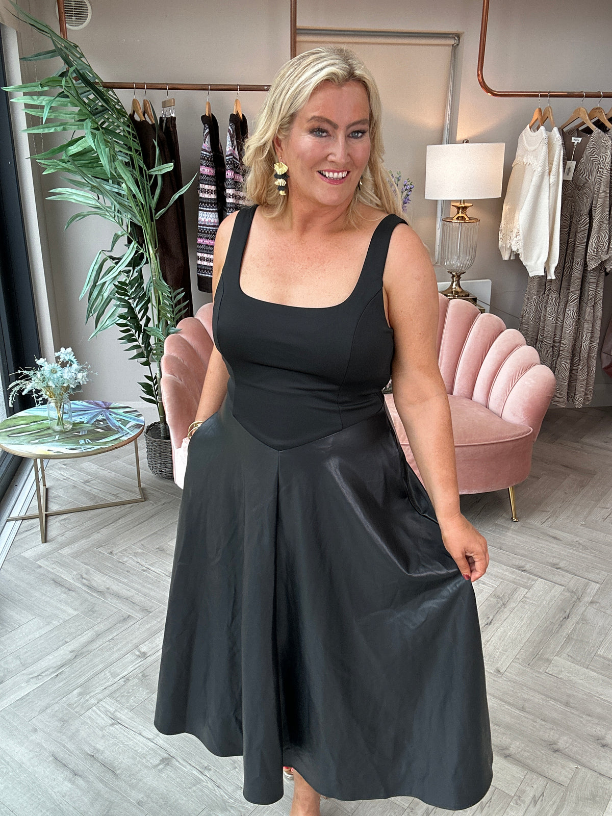 Hazel Black Dress