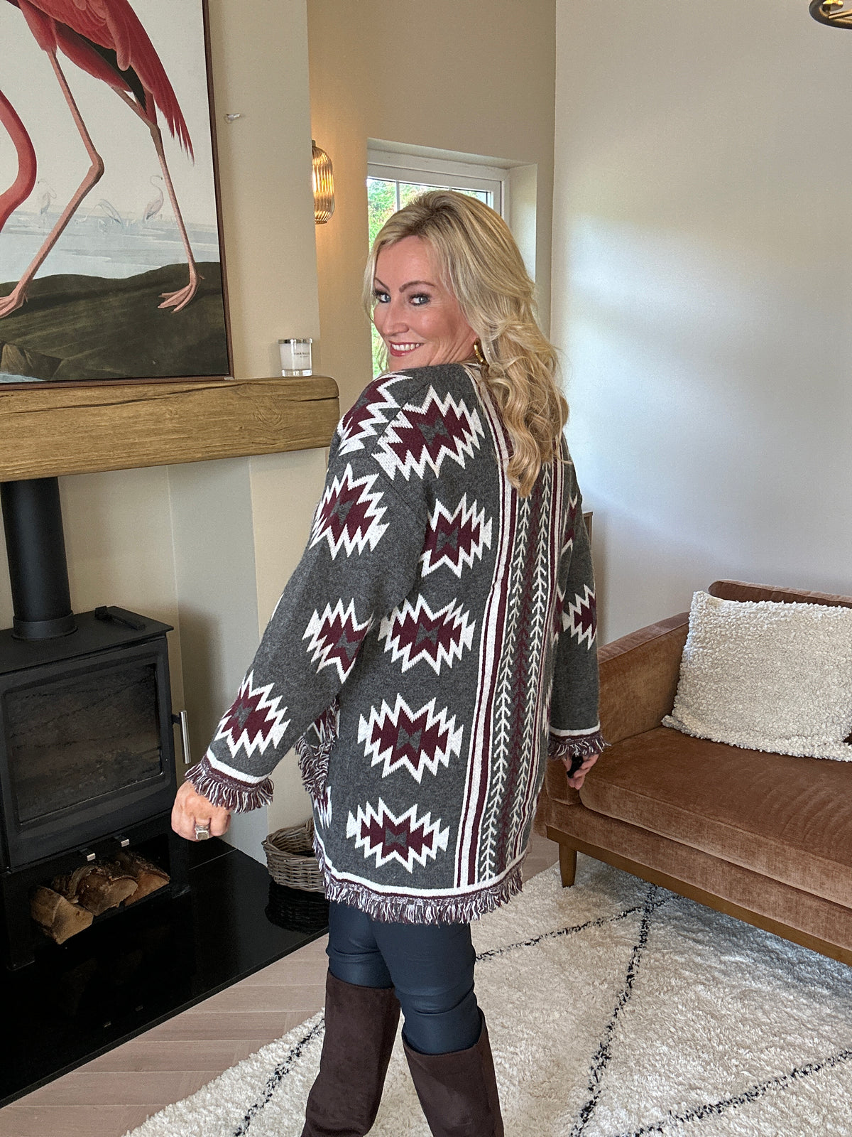 Harley Grey Cardigan