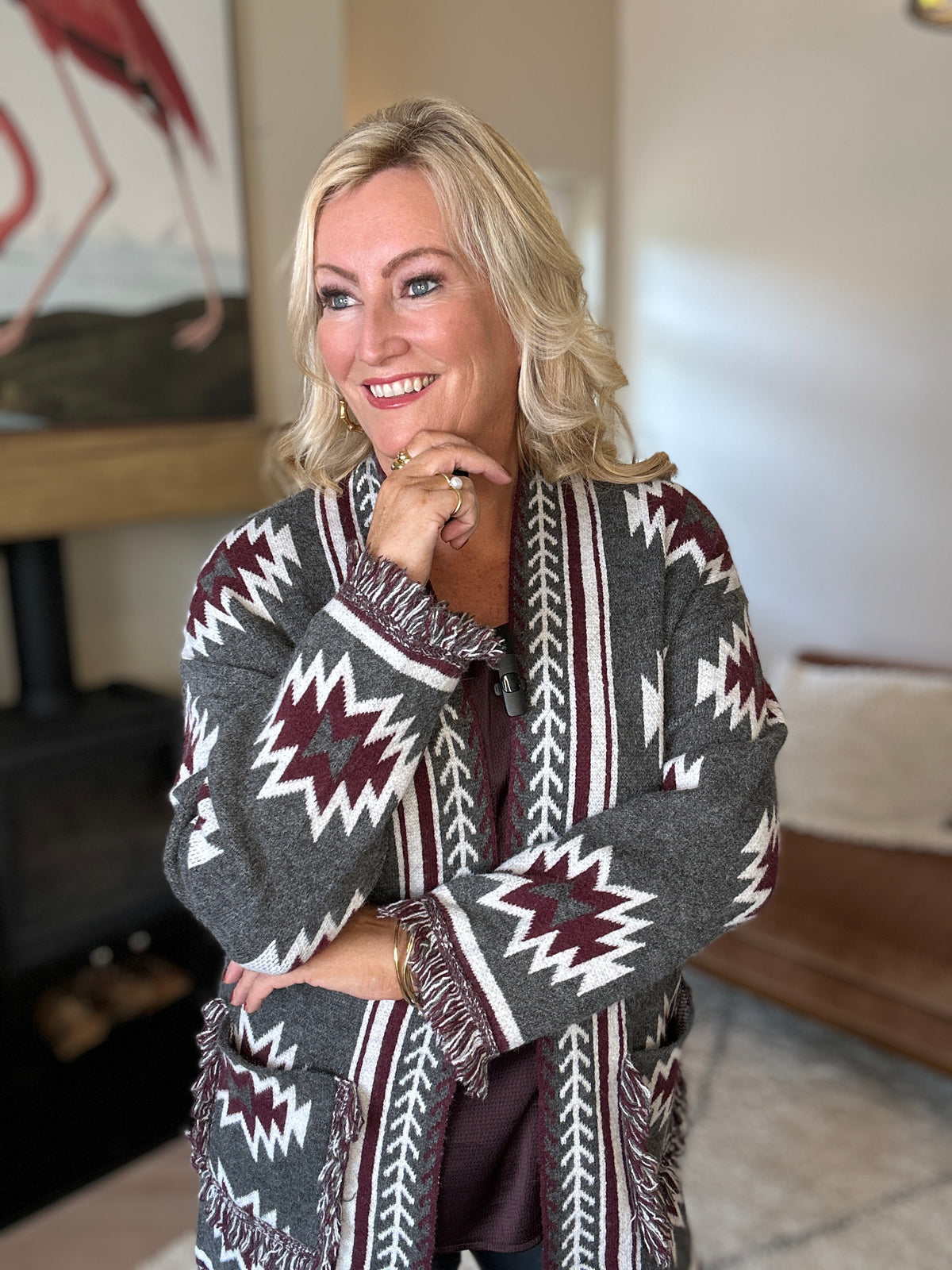 Harley Grey Cardigan