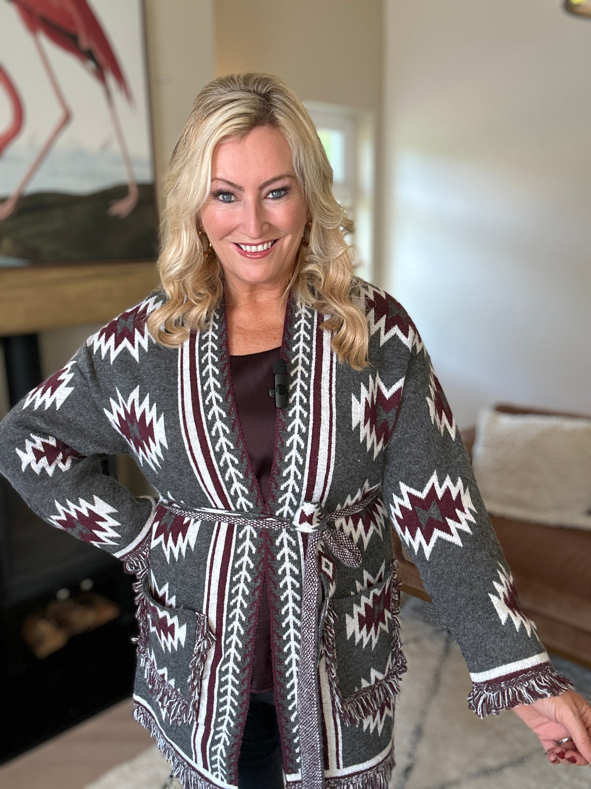 Harley Grey Cardigan