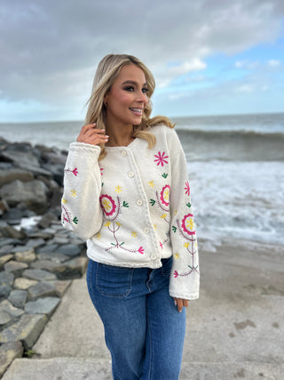 Karri Emboridered Cardi