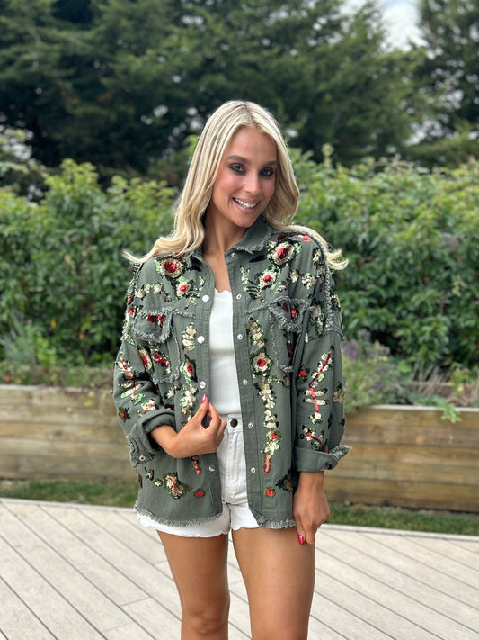 Jewel Jacket Khaki