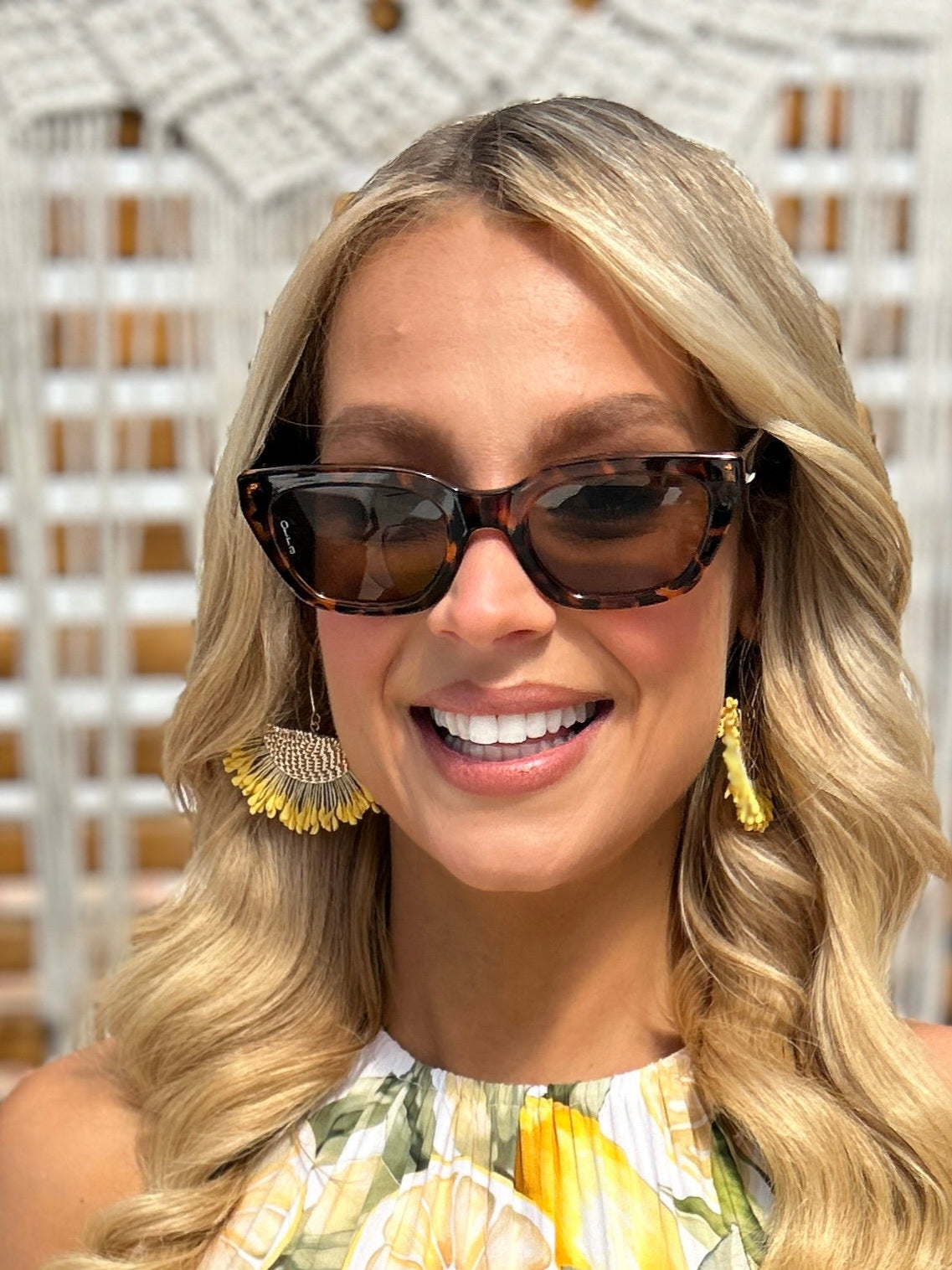 Lola Earrings Yellow